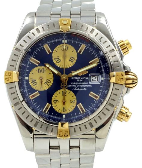 breitling certifie chronometre 1884 b13356.